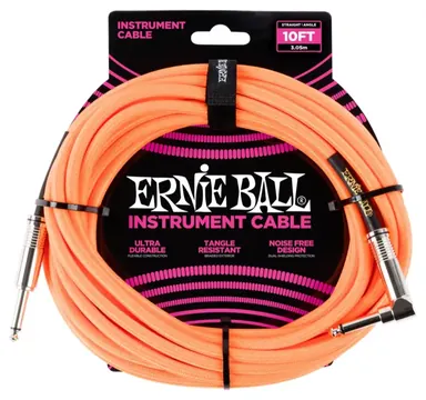 Ernie Ball -6079 Cavo Braided Neon Orange 3,05 m