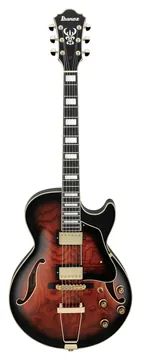 Ibanez AG95QA Artcore Dark Brown Sunburst