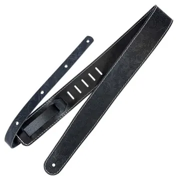 Gitarrengurt Richter Raw II Contour Western Rose Black