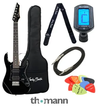 Harley Benton RG-Junior BK Rock Serie Bundle