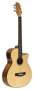 Stagg SA25 ACE SPRUCE Elektro-akoestische gitaar met cutaway, Auditorium-model