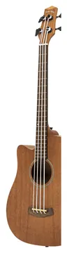 Gold TONE M-BASS25/L 25" elektro-akoestische microbas met mahonie bovenblad, met hoes, linkshandig model