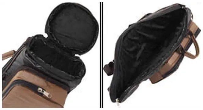 Protection Bags Capa Trompete Triunfal PVC Emborrachado Preto Marrom c/ Pelúcia Alta Qualidade Protection Bags