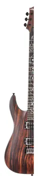 Schecter C-1 Exotic Trem Ebony