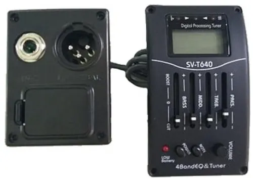 Andaluz Equalizador Pré Dreamer Andaluz SVT-640 Ativo para Violão com Afinador