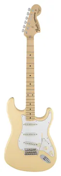 Fender Yngwie Malmsteen Stratocaster Scalloped touche erable Vintage White