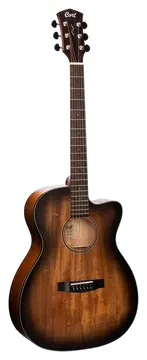 Cort Westerngitarre, CORE-OC AMH, Open Pore Black Burst, Preamp, Tasche, COCOREOCAMHOPBB