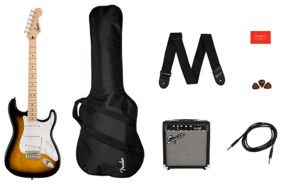 Fender Squier Sonic Stratocaster Pack 2-Color Sunburst