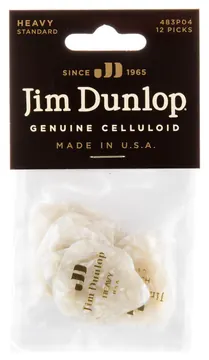 Dunlop Celluloid Pick Heavy Players Pack (12)