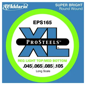 D'addario EPS165 prosteels long scale 45-105