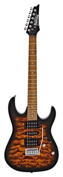 Ibanez GRX70QA SB RG Gio Series Superstrato Sunburst C/ Escala Escura