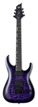 ESP/LTD H-1000 Evertune QM See Thru Purple Sunburst