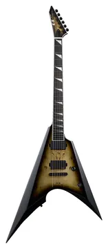 ESP E-II Arrow NT Nebula Black Burst Burled Maple