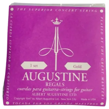 Augustine Encordoamento Augustine Regal Gold para Violão de Nylon em Tensão Alta