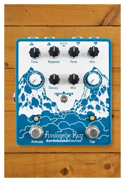 EarthQuaker Devices Avalanche Run V2 Stereo Delay & Reverb Pedal