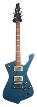 Ibanez Iceman Electric Guitar, Antique Blue Metallic IC420-ABM