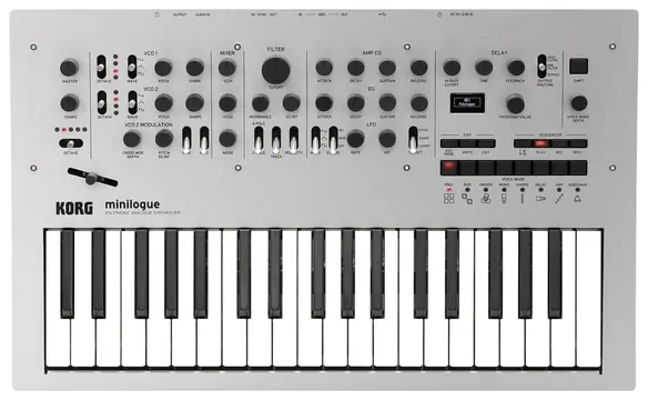 Korg Minilogue (37-note Slim Key Polyphonic Analogue Synthesizer)