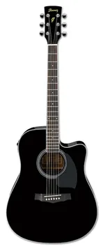 Ibanez PF15ECE-BK Black High Gloss