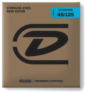 Dunlop DBSF Flatwound Bass String Set 45-125