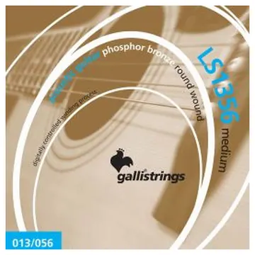 Galli String Set 013-056 Acoustic Phosphor Bronze Wound, MEDIUM LS1356