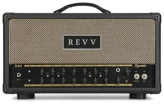 Revv Amplification Dynamis D40 Tube Head - Black