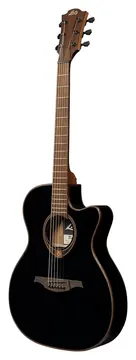 Lag T118ASCE-BLK Chitarra Acustica Auditorium Slim Cutaway EQ Black