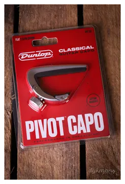 Dunlop Pivot Capo Classical Flat Satin Chrome