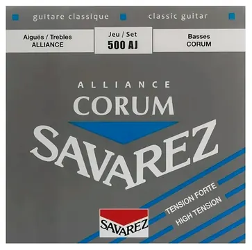 Encordoamento Savarez 500AJ Violão Nylon Tensão Alta