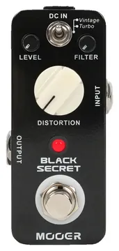 Mooer Pedal Mooer MBSD Black Secret Distortion de Distorção p/ Guitarra