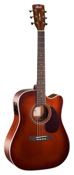 Cort MR500E Brown Open Pore Westerngitarre
