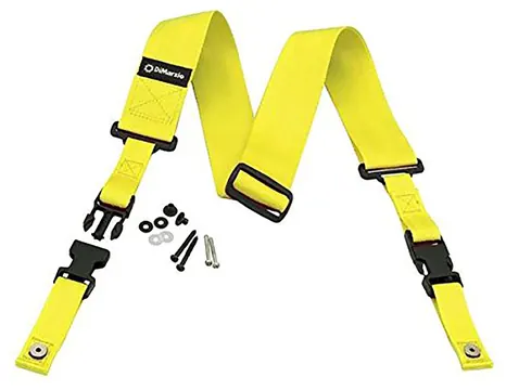 DiMarzio Cliplock Nylon Quick Release Guitar Strap Yellow DD2200Y