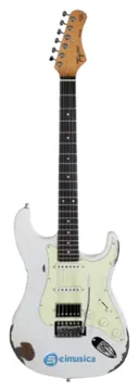 Tagima Stratocaster Mg Tga-580 Ow Relic 2s 1 h Escala Escura