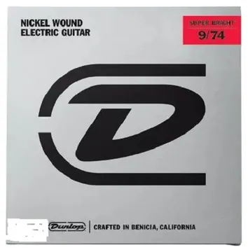 Dunlop Super Bright | Elect Gtr string set | 8 stg 09-74