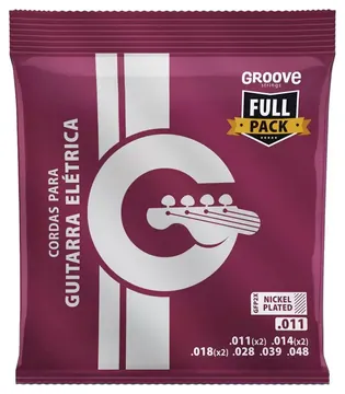 Groove Encordoamento Para Guitarra Groove 011 Gfp2X Full Package