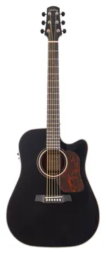 Walden D640CEB-B Natura Dreadnought Elektro-Akustik-Gitarre, black
