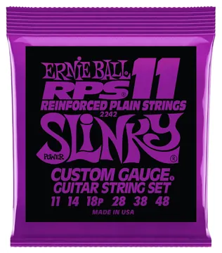 Ernie Ball Encordoamento para Guitarra Ernie Ball 2242 Power Slinky RPS .011