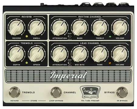 Tone King Imperial MKII Tri-Tube Preamp Pedal