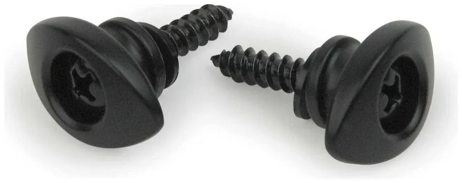 D'Addario PWEEP102 - Elliptical End Pins, Black