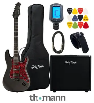 Harley Benton ST-20HSS SBK DNAFX AmP20 Set