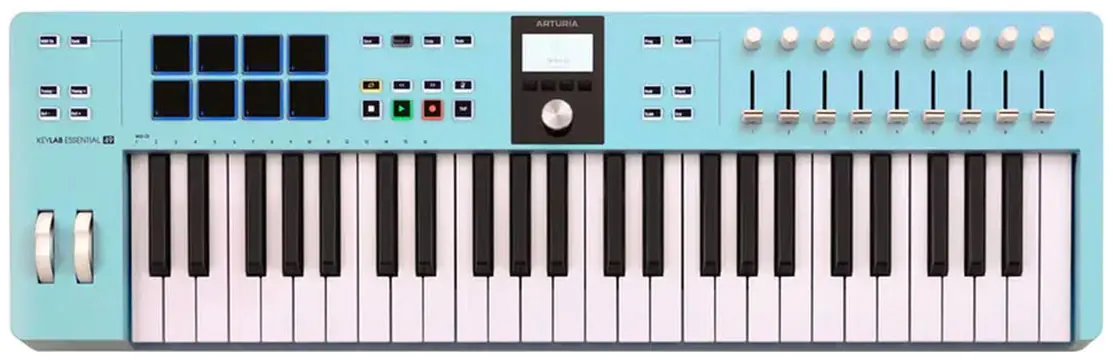 Arturia KEYLAB ESSENTIAL ACQUAMARINE 49 MK3 Tastiera MIDI USB a 49 Tasti