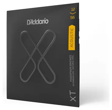 D'Addario XTAPB1256, XT Acoustic Guitar Phosphor Bronze, 12-56