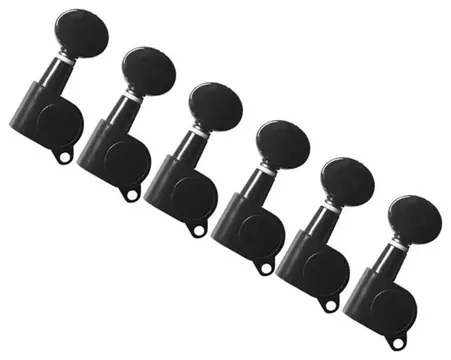 Andaluz Tarraxas Blindadas Andaluz MH05 P/ Guitarra 6 em Linha Black