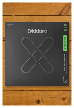 D'Addario XT Phosphor Bronze Coated Baritone Acoustic Guitar Strings - 16-70