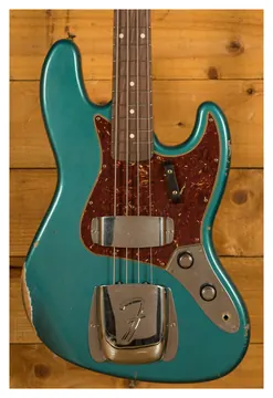 Fender Custom Shop Limited 60 Jazz Bass - Relic Aged Ocean Turquoise
