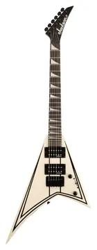 Jackson JS Series RR Minion JS1XM MN Snow White with Black Pin Stripes