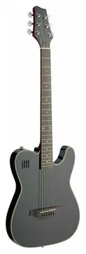 J.N James Neligan EW3000CBK Folk Electric Guitar CW, Black