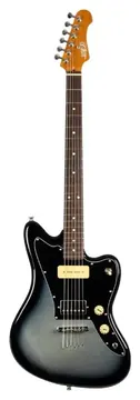 JET JJ350 Baritone Electric Guitar Moonburst