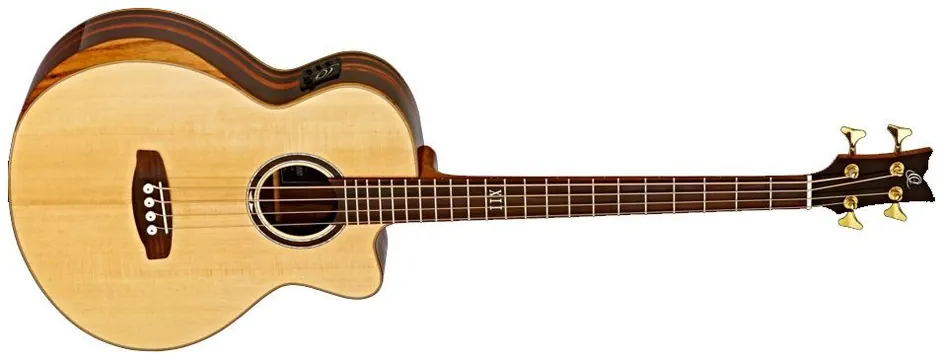 Ortega STRIPEDSU.ACB E-Akustik-Bass Private Room Serie incl. Gigbag & Ledergurt
