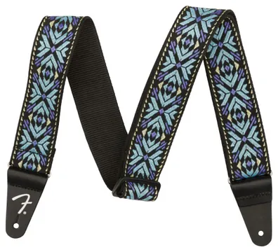 Fender Pasadena Woven Strap Blue Snowflake 2