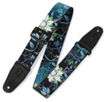 Levy's - MPD2-038 Tracolla IN Poliestere Blue Flower 2"